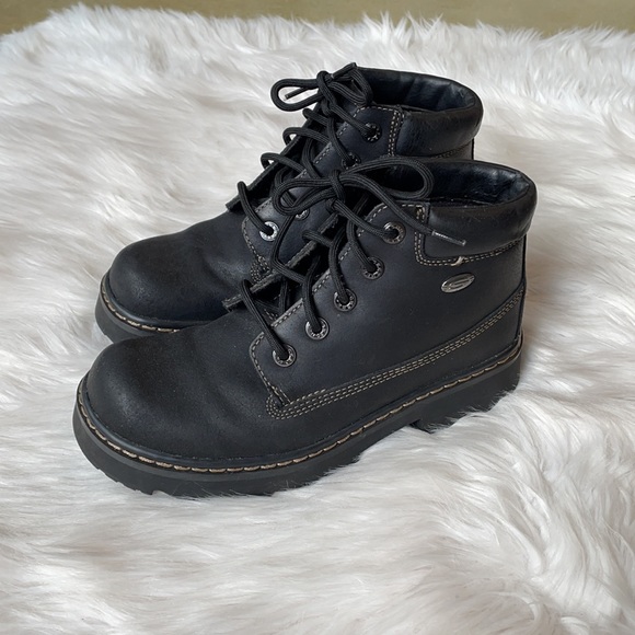 Skechers Shoes - Sketchers Leather Pilot Utility Boots